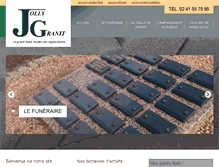 Tablet Screenshot of jollygranit.com